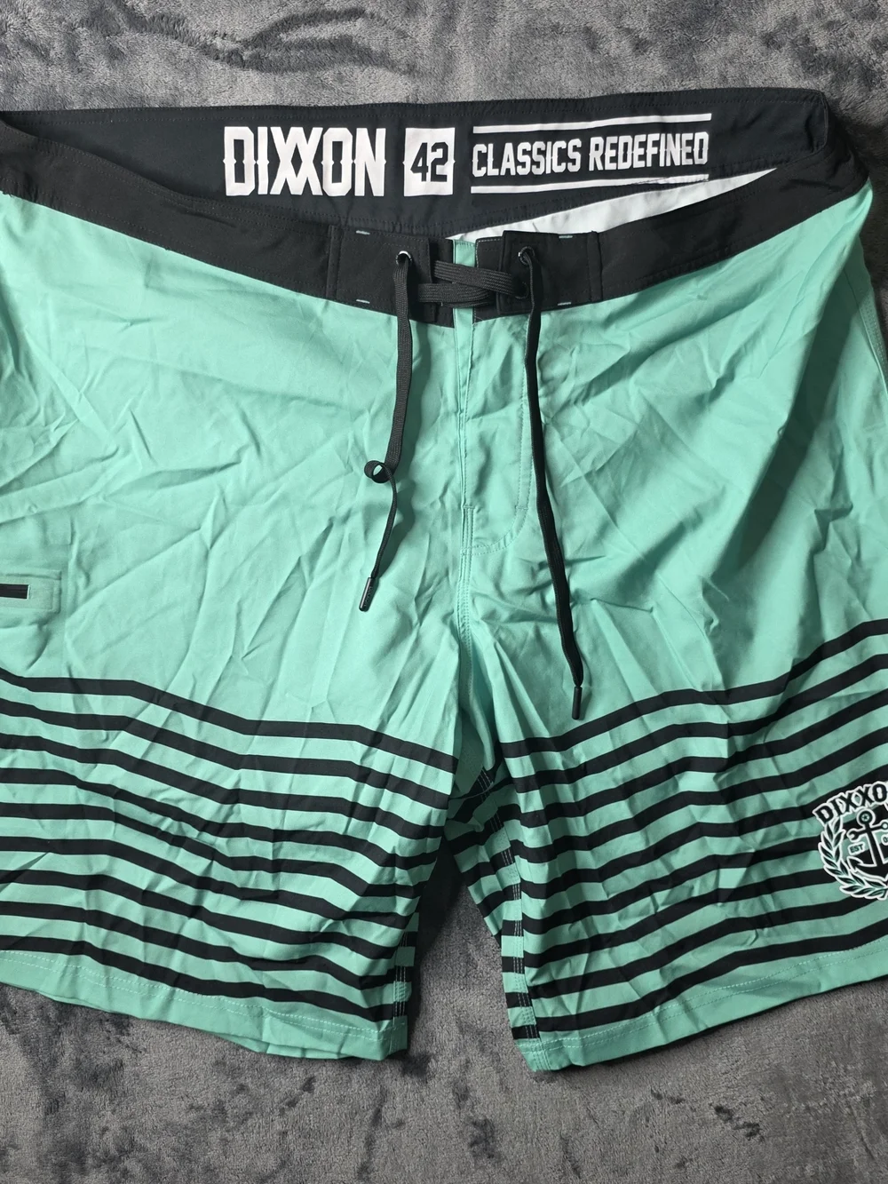 DIXXON Closeout Boardshorts Striped Men's Sz 42